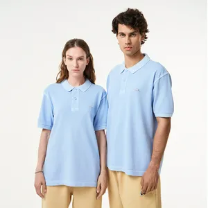 Хлопковое поло Lacoste Unisex, голубой, арт. PH0470