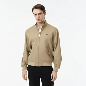 Мужская непромокаемая куртка харрингтон Lacoste, бежевый, арт. BH7186