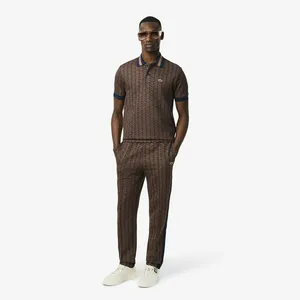 Спортивные брюки Lacoste Paris Regular Fit с монограммой, коричневый, арт. XH1440
