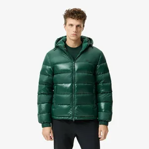 Мужская стёганая куртка Lacoste, зеленый, арт. BH2642