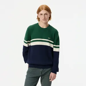 Мужской свитер Lacoste в полоску, разноцветный, арт. AH2614