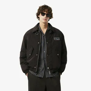 Куртка-бомбер Lacoste в стиле авиатора, коричневый, арт. BH5167