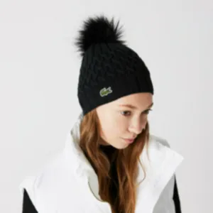 Шапка Lacoste RB2306, черный, арт. RB2306