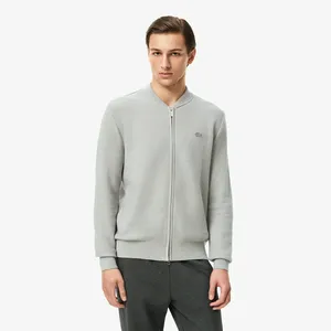 Кардиган Lacoste на молнии, серый, арт. AH2625
