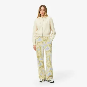 Хлопковые спортивные брюки Lacoste оверсайз, хаки, арт. XF2602