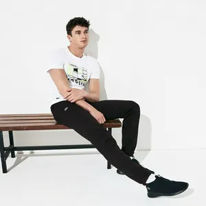 Мужские флисовые брюки Lacoste SPORT Tennis, черный, арт. XH7611