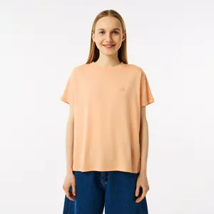 Женская футболка Lacoste SPORT из органического хлопка, оранжевый, арт. TF0404