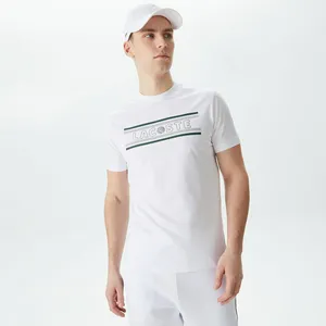 Мужская футболка Lacoste из хлопка, белый, арт. TH0401