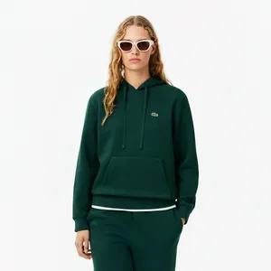 Женская толстовка Lacoste с капюшоном, зеленый, арт. SF8346