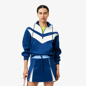 Женский свитшот Lacoste на молнии, синий, арт. SF2559