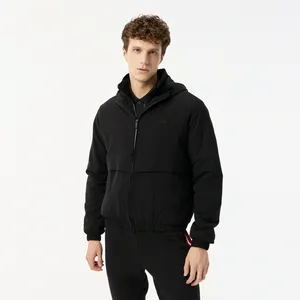 Мужская спортивная куртка Lacoste с капюшоном, черный, арт. BH0512R