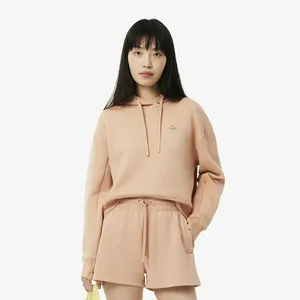 Женская толстовка Lacoste Loose Fit с капюшоном, розовый, арт. SF0281