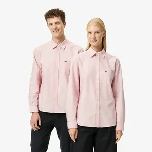 Мужская хлопковая рубашка Lacoste, красный, арт. CH5625