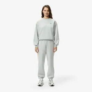 Женские хлопковые спортивные брюки Lacoste, серый, арт. XF1253