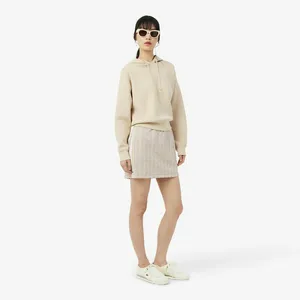 Жаккардовая юбка Lacoste с монограммой, бежевый, арт. JF9958