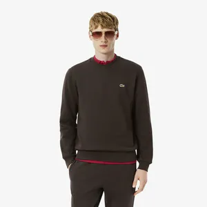Мужская толстовка Lacoste с флисом, коричневый, арт. SH9608