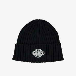 Шапка Lacoste с лого, черный, арт. RB2405