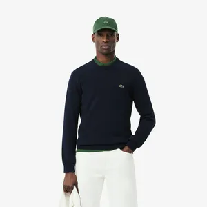 Мужской свитер Lacoste из органического хлопка, синий, арт. AH1985