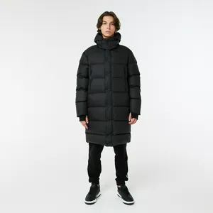 Мужская утеплённая куртка-парка Lacoste L!VE, черный, арт. BH2312