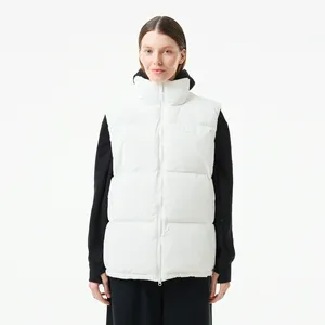 Женский жилет Lacoste с капюшоном, белый, арт. BF2405