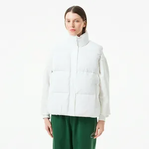 Женский жилет Lacoste с наполнителем из пуха и пера, белый, арт. BF2230