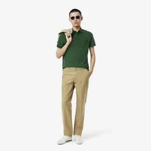 Мужские брюки Lacoste из эластичного хлопка, бежевый, арт. HH3332