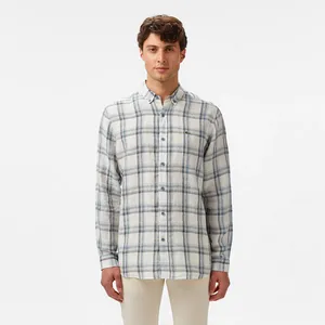 Рубашка Lacoste из льна, разноцветный, арт. CH0519