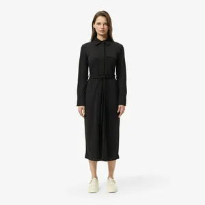 Платье Lacoste приталенного кроя, черный, арт. EF2631