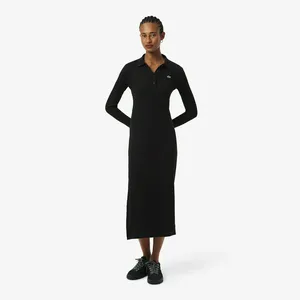 Платье Lacoste из органического хлопка, черный, арт. EF5297