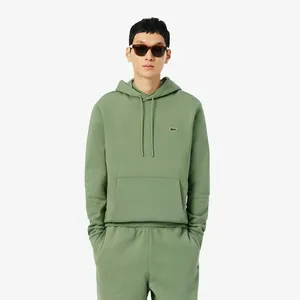Мужская толстовка Lacoste Classic Fit с флисом, зеленый, арт. SH9623