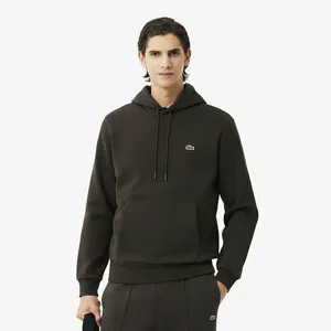 Мужская толстовка Lacoste Classic Fit с флисом, коричневый, арт. SH9623