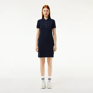 Женское платье-поло Lacoste Slim Fit, синий, арт. EF5473