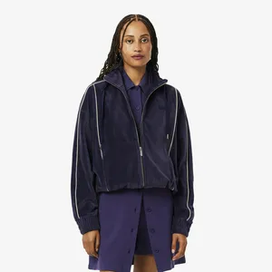 Женская велюровая толстовка Lacoste, фиолетовый, арт. SF5280