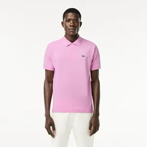 Мужское поло Lacoste L1212 Classic Fit, розовый, арт. L1212