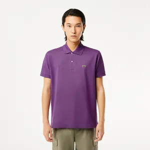 Мужское поло Lacoste L1212 Classic Fit, фиолетовый, арт. L1212