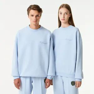 Хлопковая толстовка Lacoste Unisex Oversize, голубой, арт. SH7470