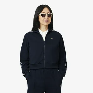 Женская короткая спортивная ветровка Lacoste Paris, синий, арт. SF7234