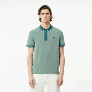 Мужское хлопковое поло Lacoste Regular Fit, зеленый, арт. PH7359