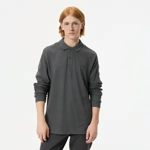 Мужская хлопковая рубашка-поло Lacoste, серый, арт. PH2615