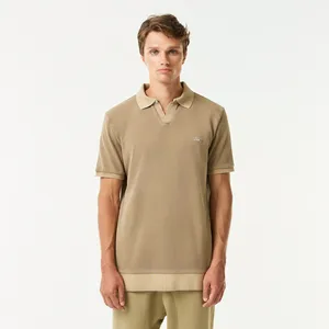 Мужское хлопковое поло Lacoste Regular Fit, бежевый, арт. PH0417