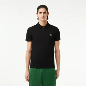 Мужское поло Lacoste L.12.12 Slim Fit, черный, арт. PH4012
