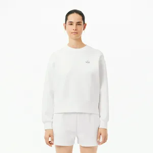 Женская спортивная толстовка Lacoste Oversized Fit, белый, арт. SF5614