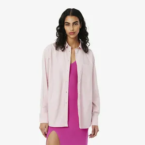 Женская рубашка Lacoste из хлопка, розовый, арт. CF0215