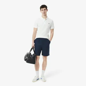 Мужские шорты Lacoste из смеси льна и вискозы, синий, арт. GH9121