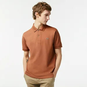 Мужское поло Lacoste L1212 Classic Fit, коричневый, арт. L1212