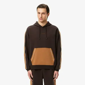 Мужской свитшот Lacoste свободного кроя, коричневый, арт. SH2612