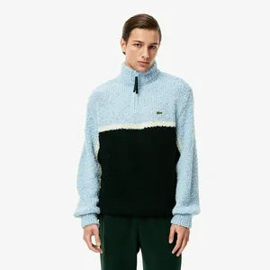 Мужской свитер Lacoste с высоким воротом на молнии, разноцветный, арт. AH2612