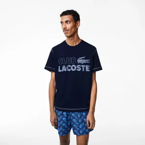 Мужская футболка Lacoste из органического хлопка, синий, арт. TH5440