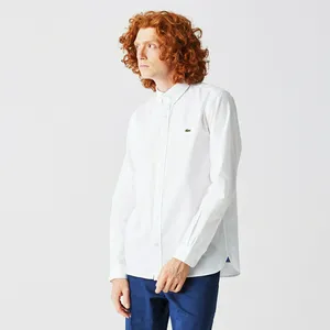 Мужская рубашка Lacoste Slim Fit, белый, арт. CH1948