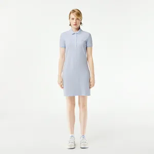 Женское платье-поло Lacoste Slim Fit, голубой, арт. EF5473